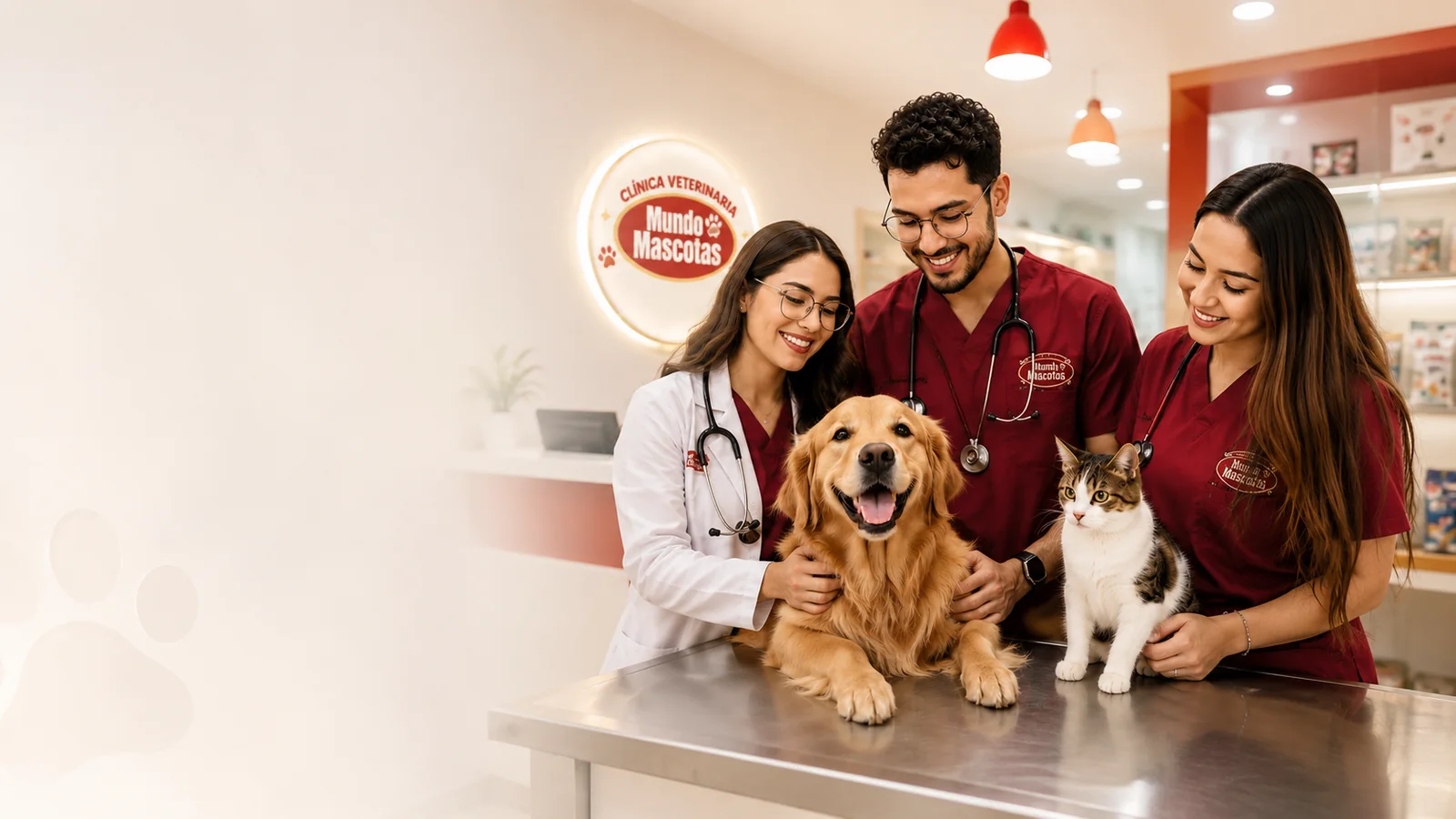 Equipo veterinario de Mundo Mascotas